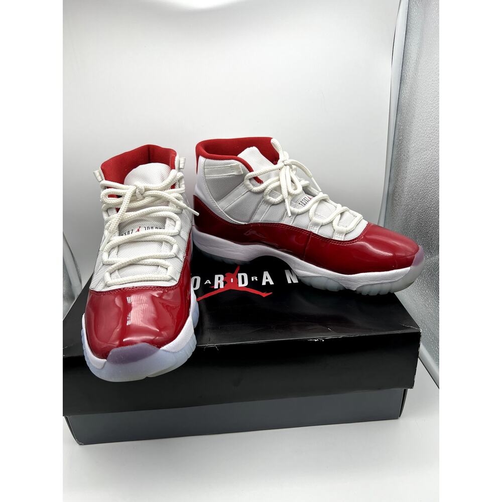 Nike Air Jordan 11 Retro CT8012 116 White Varsity Red - Black Sneakers Mens 11